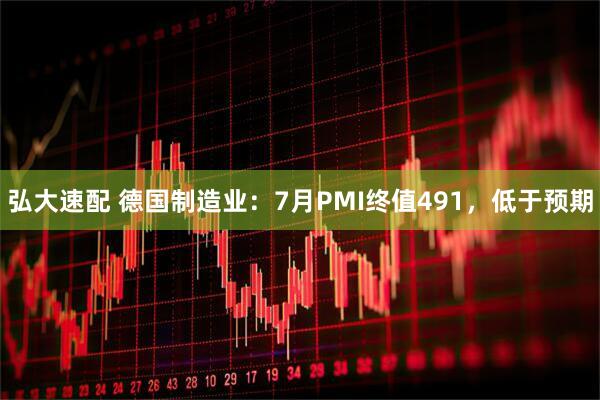 弘大速配 德国制造业：7月PMI终值491，低于预期